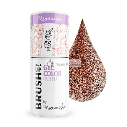 Brushup Gel Color Uv Led Hybrid Nail Polish Coppery Glossiness 5g
