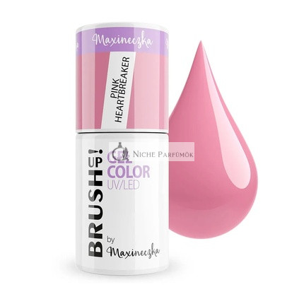 Brushup Gel Color Uv Led Hybrid Nail Polish Pink Heartbreaker 5g