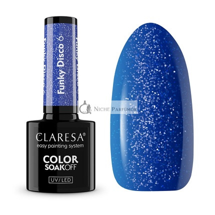 Claresa Soak Off Uv Led Funky Disco Hybrid Nail Polish 6 5g