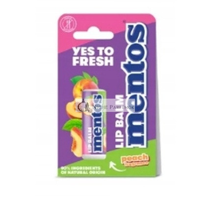 Mentos Peach Lip Balm - 44g Premium Hydration For Soft Smooth Lips