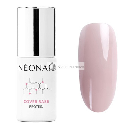 NEONAIL UV Nail Polish Base Coat Gel UV Cover Base Protein Sand Nude 7.2ml