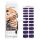 NEONAIL UV Gel Stickers Easy On M02 Purple 15 Patterns Nail Stickers Nail Polish Strips Gel Nail Stickers Foot and Hand Nail Stickers Nail Decoration