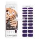 NEONAIL UV Gel Stickers Easy On M02 Purple 15 Patterns Nail Stickers Nail Polish Strips Gel Nail Stickers Foot and Hand Nail Stickers Nail Decoration
