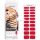 NEONAIL UV Gel Stickers Easy On M06 Red 15 Patterns Nail Stickers Nail Polish Strips Gel Nail Stickers Nail Stickers for Feet and Hands Nail Stickers for Decoration Nail Design