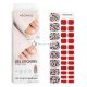 NEONAIL UV Gel Stickers Easy On P01 Red 15 Patterns Nail Stickers Nail Polish Strips Gel Nail Stickers Foot and Hand Nail Stickers Nail Decoration