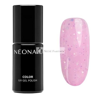 NEONAIL UV Nail Polish 7.2ml Pink-Tastic Glitter Gel for Nail Design Shellac