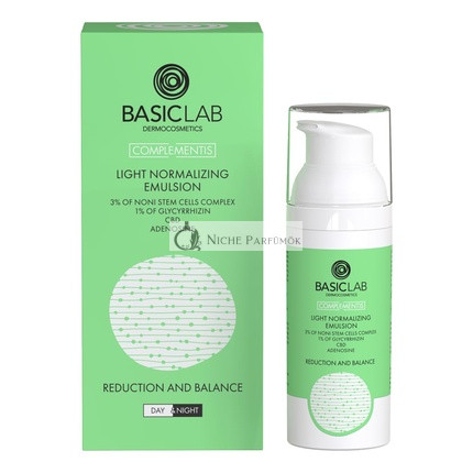 BasicLab Dermocosmetics Light Normalizing Emulsion for Oily Skin and Combination Skin 50ml
