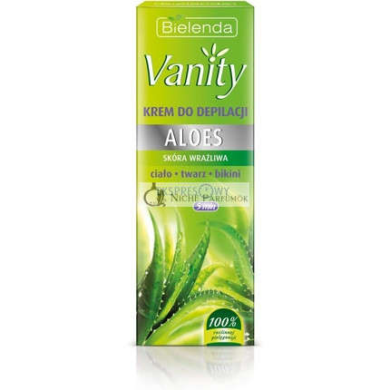 Bielenada Vanity Aloe Depilatory Cream for Sensitive Skin 100ml