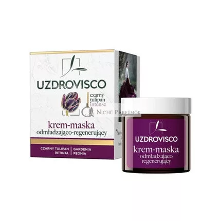 UZDROVISCO BLACK TULIP INTENSE MASK CREAM REJUVENATING REGENERATING 50ML