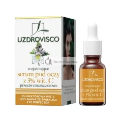   UZDROVISCO Brightening Serum with 3% Vitamin C for Under Eyes 15ml