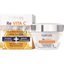   FLOSLEK Regenerating Night Face Cream 50ml - for Mature Skin 40+ - Dermatologically Tested - Made in EU