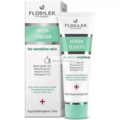   Floslek Pharma Hypoallergenic Rich Cream for Hypersensitive Skin with Almond Oil 50ml