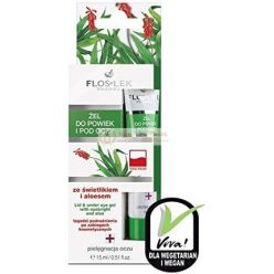   Floslek Pharma Eye Gel for Eyelids and Under Eye Bags with Aloe Vera 15ml