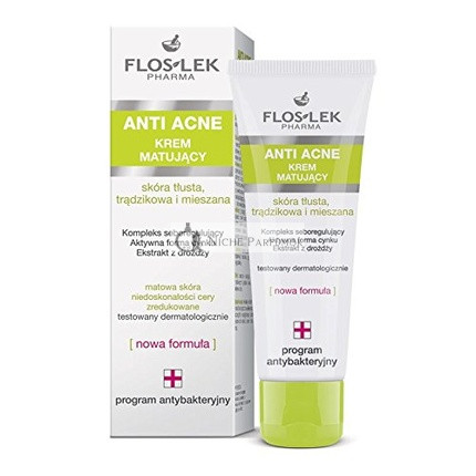 Floslek Pharma Anti Acne Mattifying Face Cream 50ml