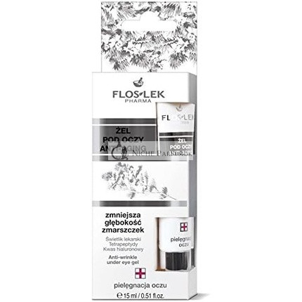 Floslek Pharma Anti-Wrinkle Eye Gel with Hyaluronic Acid 15ml