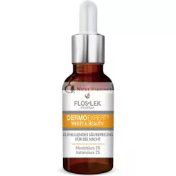   FLOSLEK Brightening Night Acid Peel 30ml - Soothes Redness and Protects Skin - For All Skin Types with Discoloration - Made in the EU