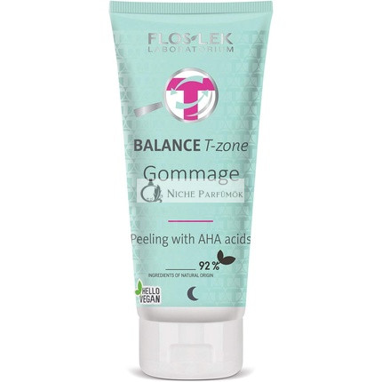 FLOSLEK Fruit Acid Face Scrub with AHA Acids 125g - Face Mask for Blackheads, Pimples and Pustules - Skincare for All Ages and Skin Types