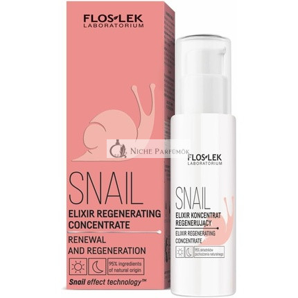 FLOSLEK Snail Face Serum 30ml Anti-Ageing Gel Cream Eye Cream for Dark Circles Puffiness & Crows Feet Natural Facial Treatment Deeply Moisturising & Replenishing 95% Snail Extract