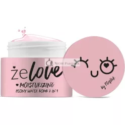   FLOSLEK Peony Hydro Boost Aqua Gel 50ml Moisturizing Face Serum for Dry and Sensitive Skin Cruelty-Free Vegan Natural Cosmetics