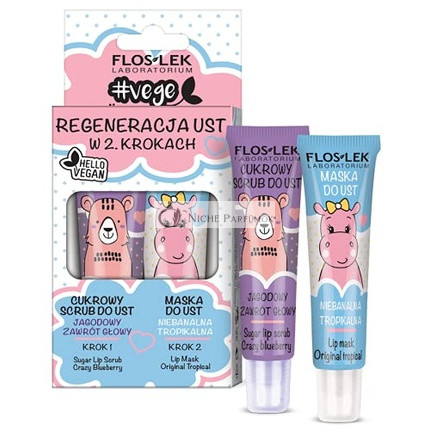 Floslek Regeneration Set with 2 BEBEBEE Peeling and Tropical Mask