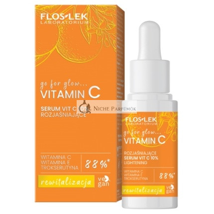 Floslek Laboratorium Go For Glow Vitamin C Serum Brightening Vit C 10 30 Ml