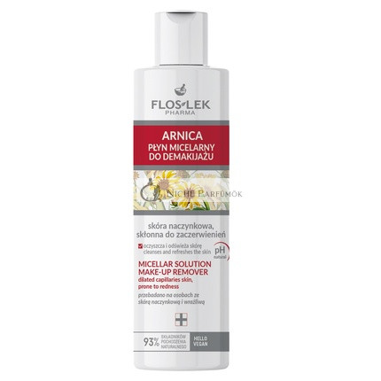 Floslek Arnica Micellar Water For Makeup Removal For Capillary Skin 225ml