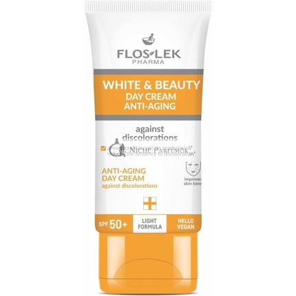 FLOSLEK WHITE & BEAUTY Anti Aging Protecting Day Cream with SPF 50 50ml