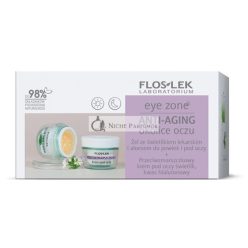   Floslekset Eye Zone Gel With Eyebright And Aloe For Eyelids And Under Eyes - 10g Anti-Wrinkle Eye Cream With Hyaluronic Acid 15ml
