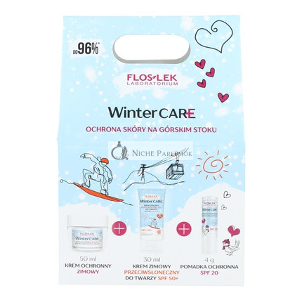 Alpine Essentials 3-Piece Skincare Set - Hydrating Face Cream 50ml, Moisturizing Hand Cream 30ml, Nourishing Lip Balm 10g