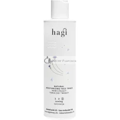   Hagi Natural Moisturizing Facial Toner with Hyaluronic Acid Mandelic Acid Panthenol Rose Water 200ml