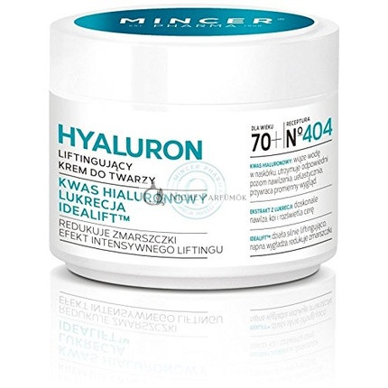 Mincer Pharma HYALURON Anti-Wrinkle Day Cream with Hyaluronic Acid and Licorice Matrixyl 70 + 50ml