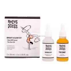   Hocus Pocus Brightglow Show Off Face Serum 30ml And The One Nourishing Oil 30ml