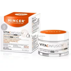   Mincer Pharma Vita C Infusion Anti Wrinkle Day Cream for Dry Skin with Camu-Camu Extract, Sea Buckthorn Oil and Ginseng 50ml