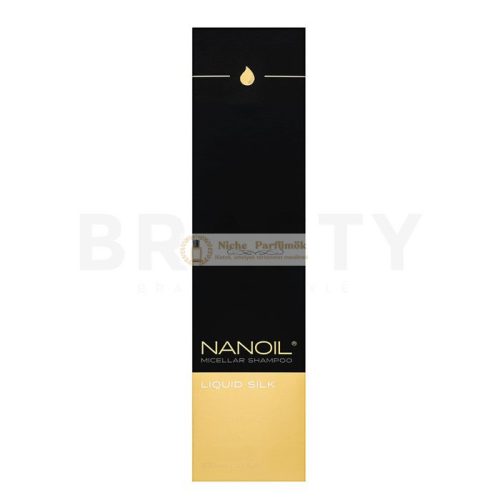 Nanoil Micellar Shampoo Liquid Silk Cleansing Shampoo for Softness and Shine of Hair 300 ml