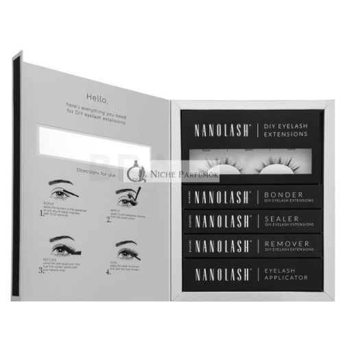 Nanolash DIY Eyelash Extensions Starter Kit for Home Application Flirty