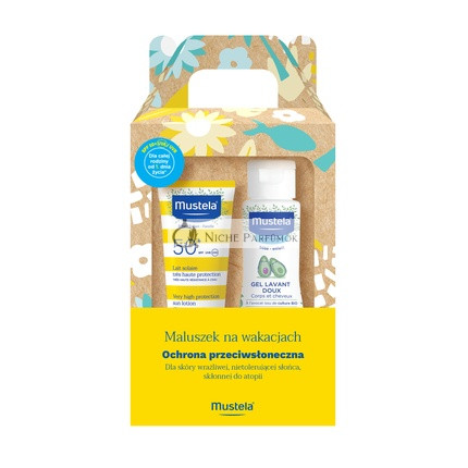 Mustela Baby On Vacation Set - Sunscreen Milk 40 Ml And Gentle Gel 100 Ml