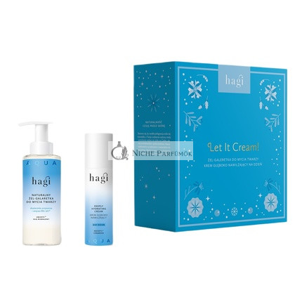 Hagiset Let It Cream Aqua Zone Moisturizing Day Cream 50ml And Gel-Gel Face Wash 150ml