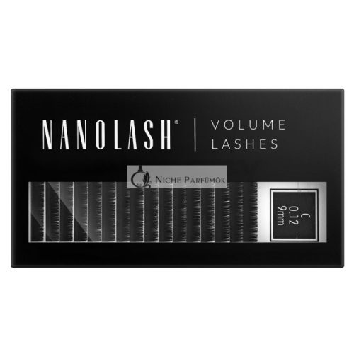 Nanolash Volume Lashes 0.12 C Artificial Eyelashes 9 mm