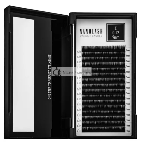 Nanolash Volume Lashes 0.12 C Artificial Eyelashes 9 mm