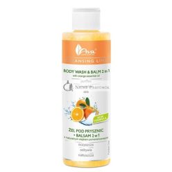   Ava Laboratorium Face Wash Balm Shower Gel With Balm 2 In 1 Orange 200ml