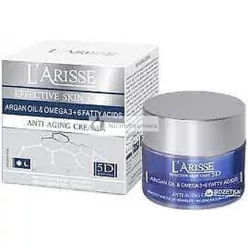   AVA 50ml L'ARISSE Creme for 65+ with Organic Argan Oil Omega 3+6