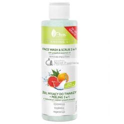   Ava Laboratorium Face Wash Scrub 2in1 Cleansing Gel With Natural Grapefruit Oil - 200ml