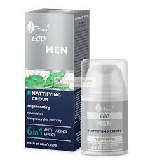 Ava Laboratorium Eco Men Mattifying Cream Regenerating 50ml + Free Samples