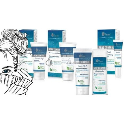 AVA Acne Control Professional Point Day/Night Cream Face Wash Peeling Toner