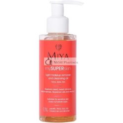   Miya Cosmetics Light Makeup Remover Face Washing Oil 140ml with Raspberry Seed and Sweet Almond Oil Vitamin E Effective and Delicate Doesnt Irritate Eyes For all Skin Types Cruelty-Free
