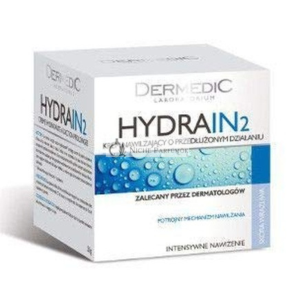 Dermedic Hydrain 2 Cream Prolonged Hydration For Dry Skin 1.69oz 50 Ml