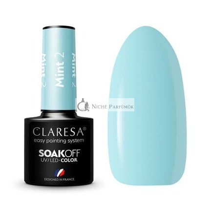 Claresa Mint UV Nail Polish 5ml - Pack of 2