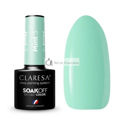 Claresa Mint UV Nail Polish 5ml - Pack of 3