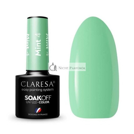 Claresa Mint UV Nail Polish 5ml - Pack of 4