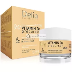   Delia Cosmetics Vitamin D3 Precursor Anti-Wrinkle Normalizing Night Cream for All Skin Types 50ml